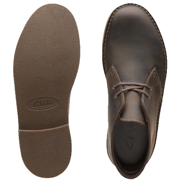 Clarks Men\'s Sz 13 Bushacre 2 Dark Brown Leather Lace Up Chukka Boots NWOT CLARKS Bushacre 2 Men main image 4